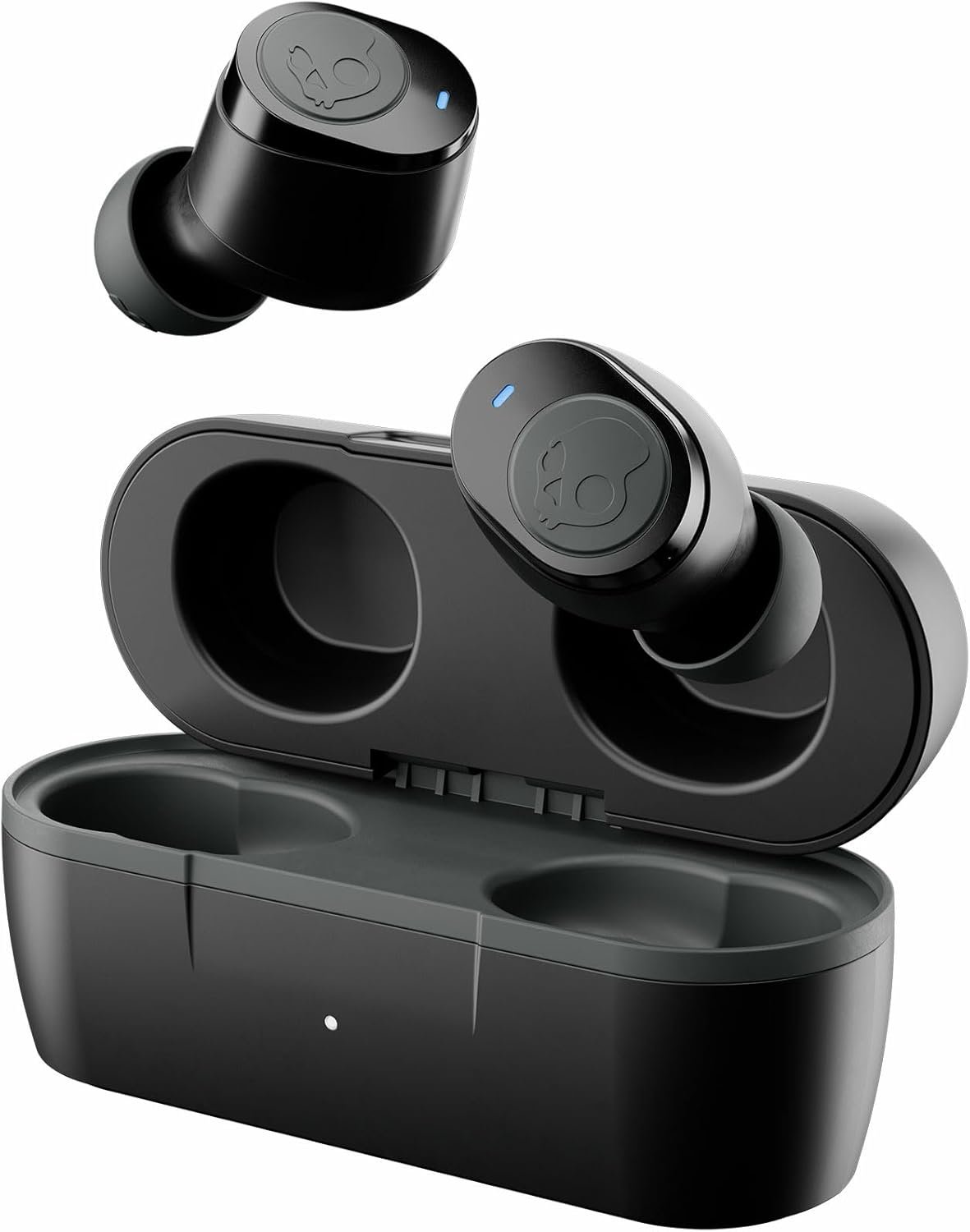 Skullcandy Jib True 2 Wireless Earbuds, Bluetooth Headphones, Up to 33 Hours Battery with Charging Case, Noise Isolating Fit, Sweat and Water Resistant, Microphone for iPhone Android – True Black
