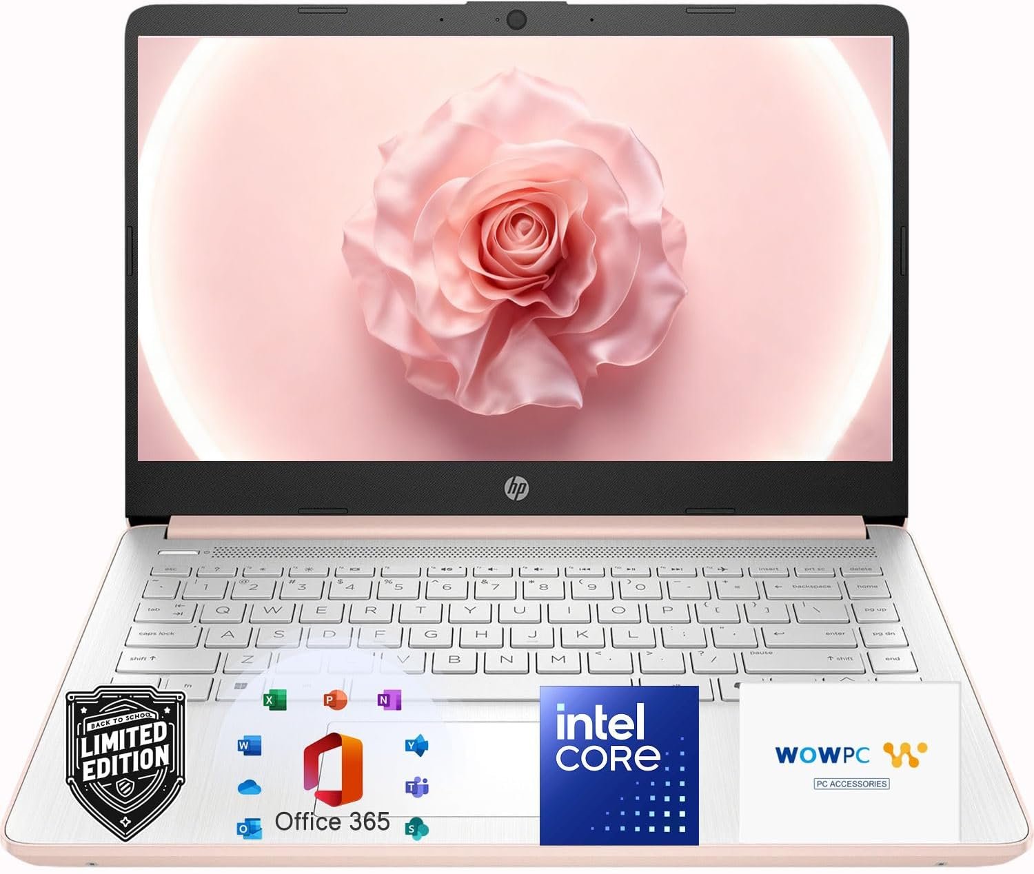 HP Ultrabook Laptop for Students and Business • Office 365 & Copilot AI • Intel CPU • 1.1TB Storage (1TB OneDrive and 128GB SSD) • 8GB RAM • Windows 11 w/o Mouse